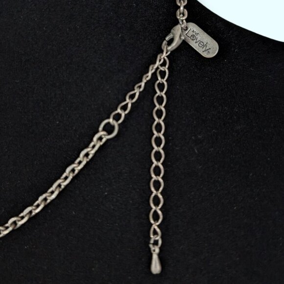 (2/$20) And Lovely Faux Turquoise Pendant Necklace - Picture 5 of 6